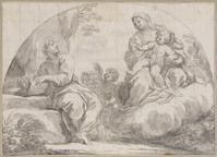 K II 029
          <br/>
          Madonna en Kind verschijnen aan Jezuïet
          <br/>
          <em>Lucatelli, Pietro (ca. 1634-1710)</em>